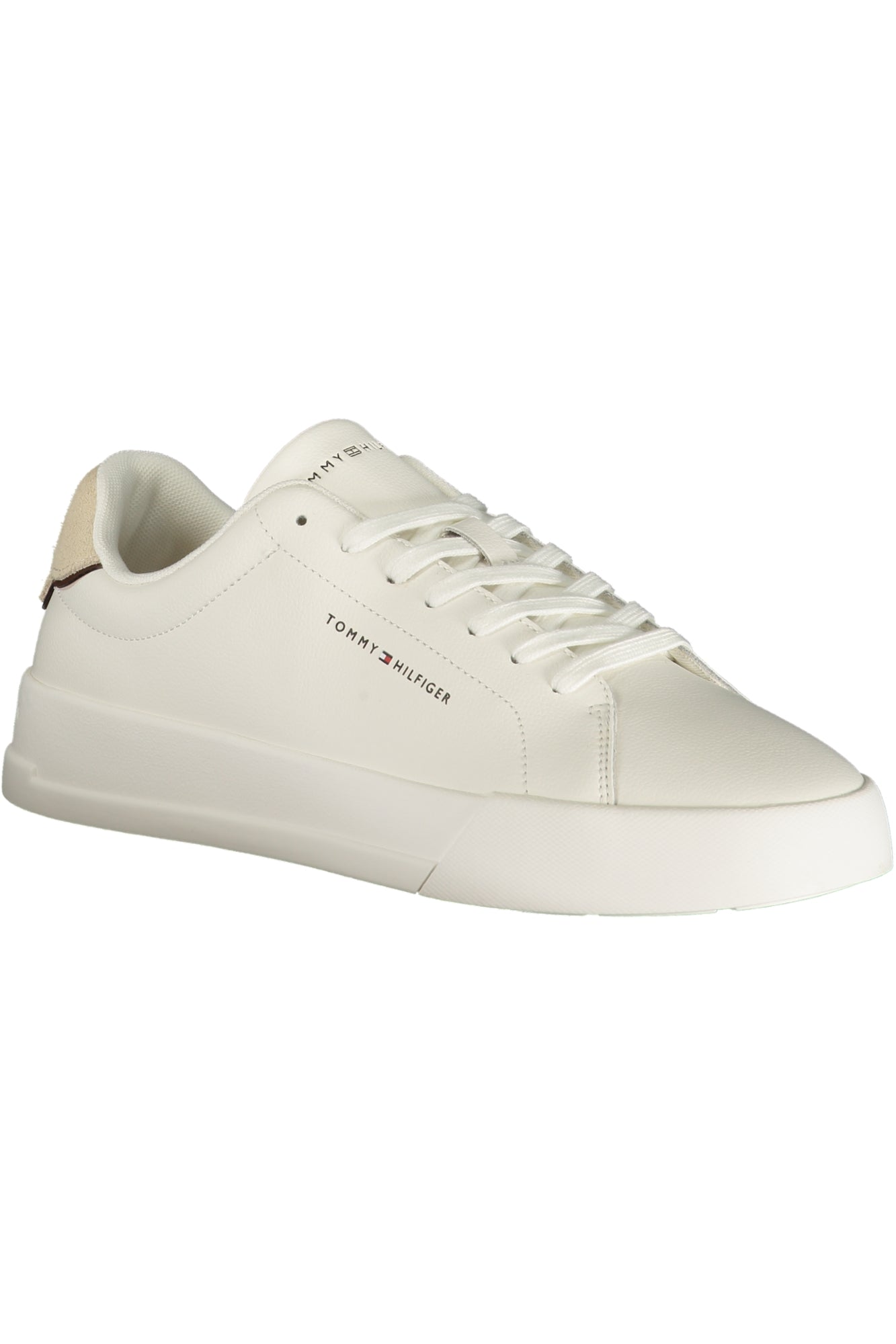 TOMMY HILFIGER Herren Sneaker – Sportschuh mit Schnürsenkel Weiß