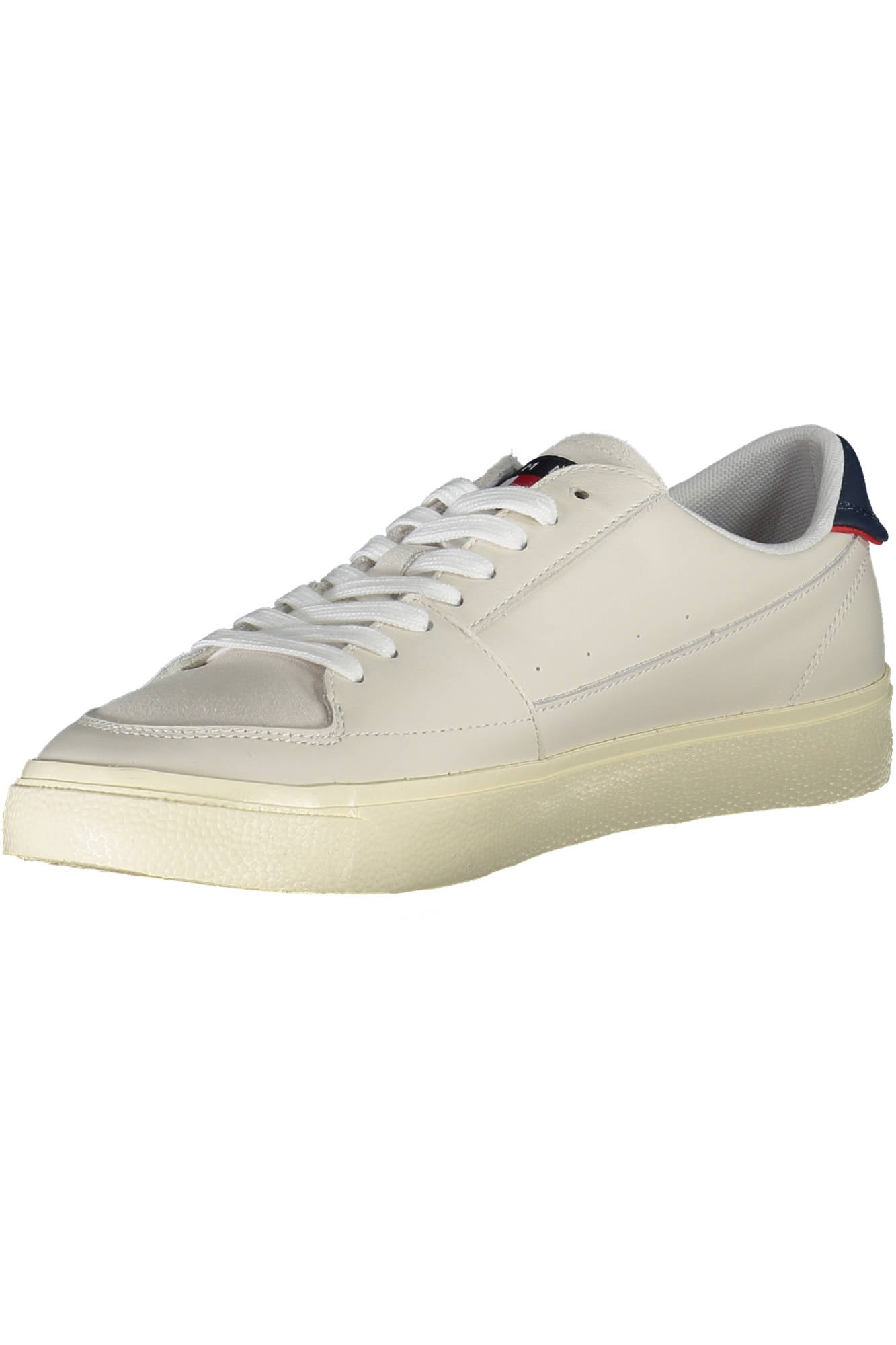 Tommy Hilfiger White Man Sportschuhe Herren – Sneaker mit recyceltem Polyester Weiß