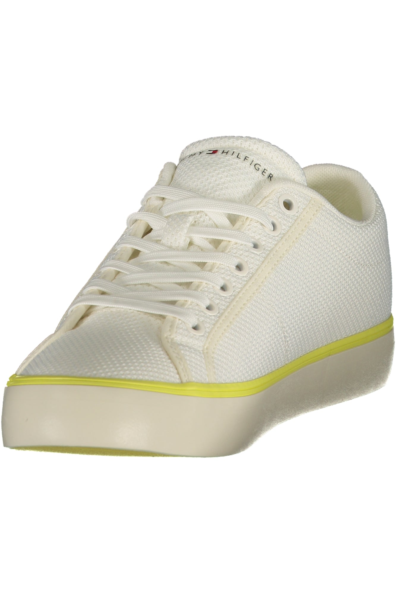 TOMMY HILFIGER Herren Sneaker – Sportschuh mit Schnürsenkeln Weiß