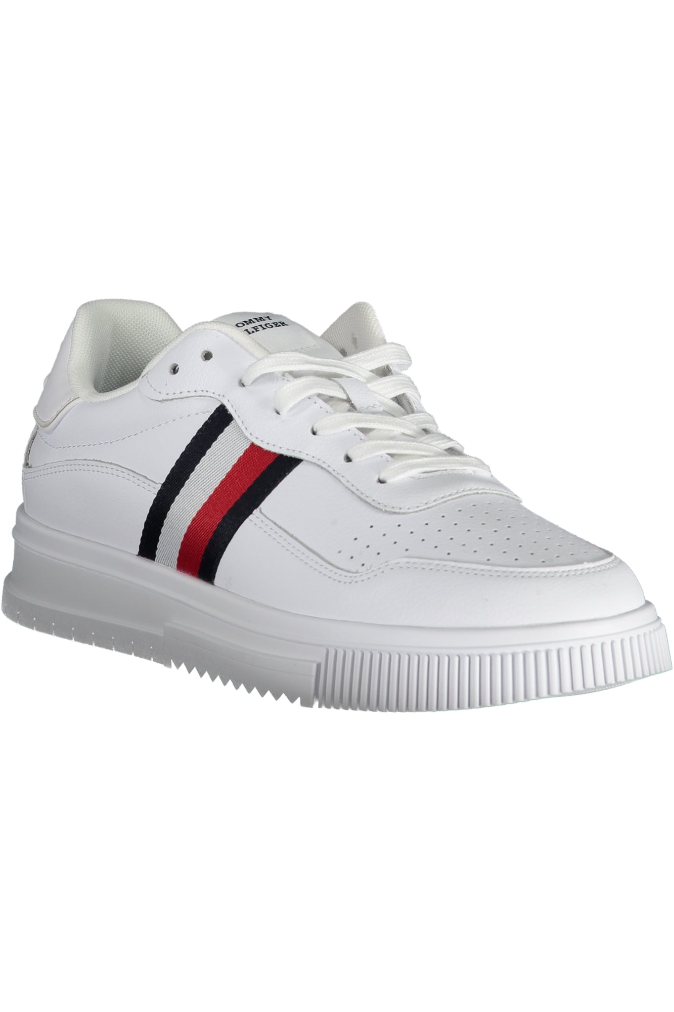 TOMMY HILFIGER Herren Sneaker – Sportschuhe mit, sportlich Weiß