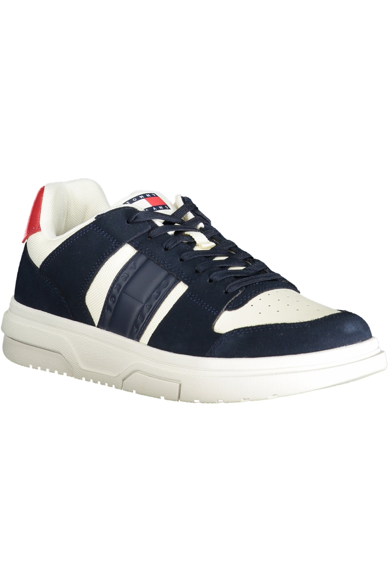 Tommy Hilfiger Sneaker Herren – Blaue Sportschuhe für Herbst/Winter mit Logo-Details Blau