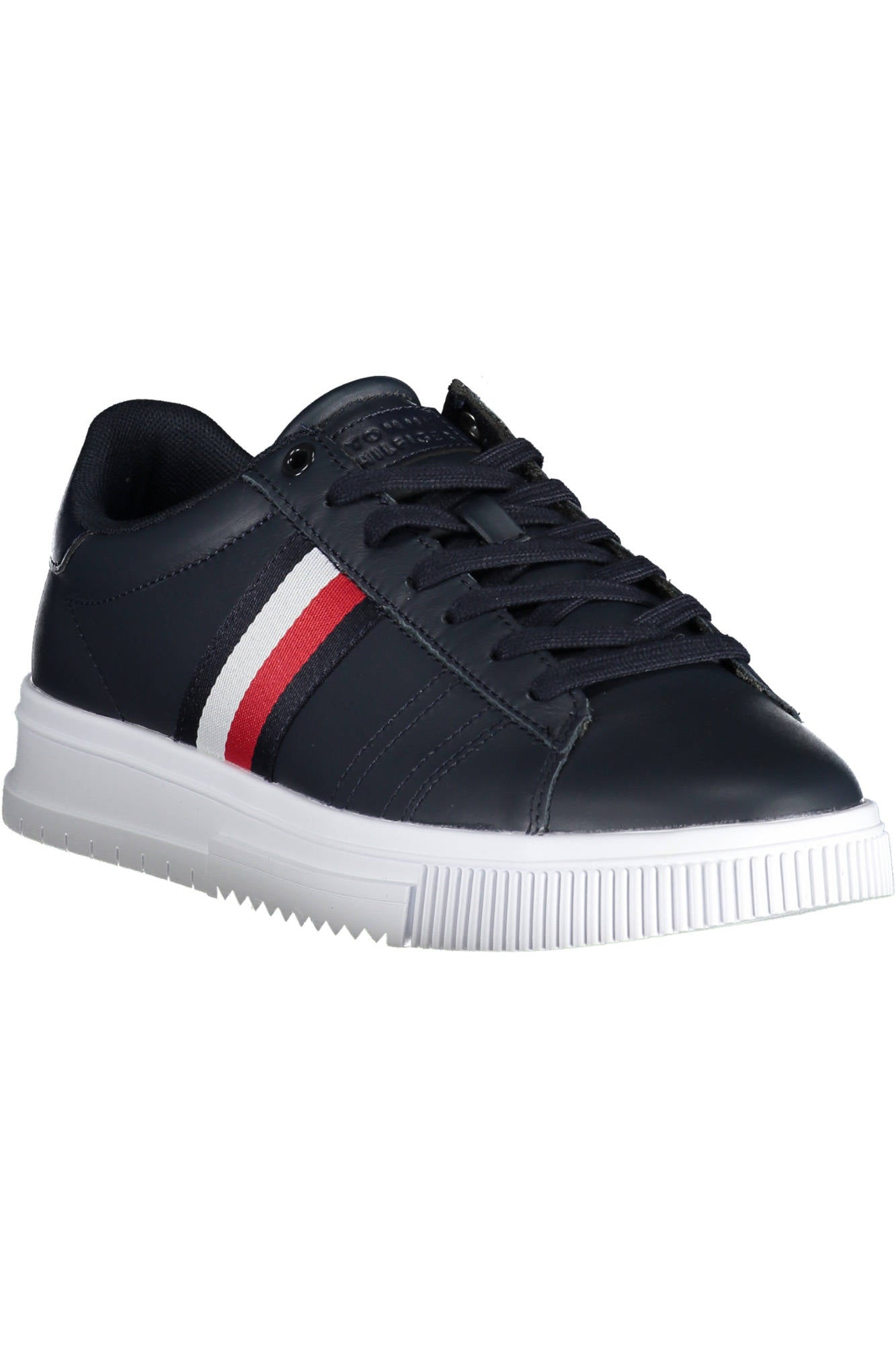 Tommy Hilfiger Sneaker Herren – Blaue Sportschuhe für Herbst/Winter | Schnürsenkel Blau