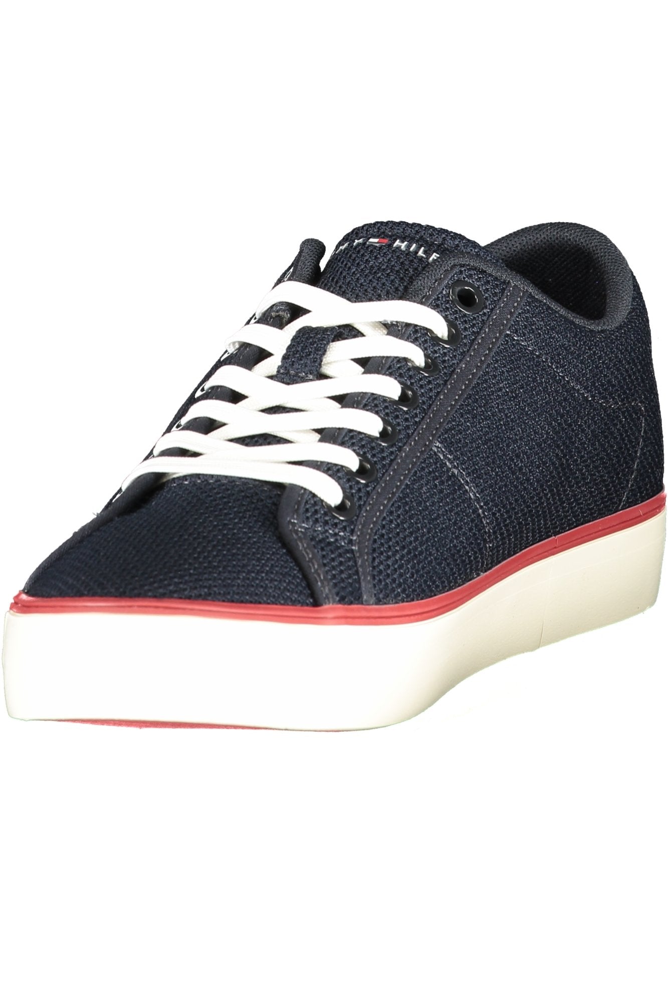 TOMMY HILFIGER Herren Sneaker – Sportschuh mit Schnürsenkeln Blau