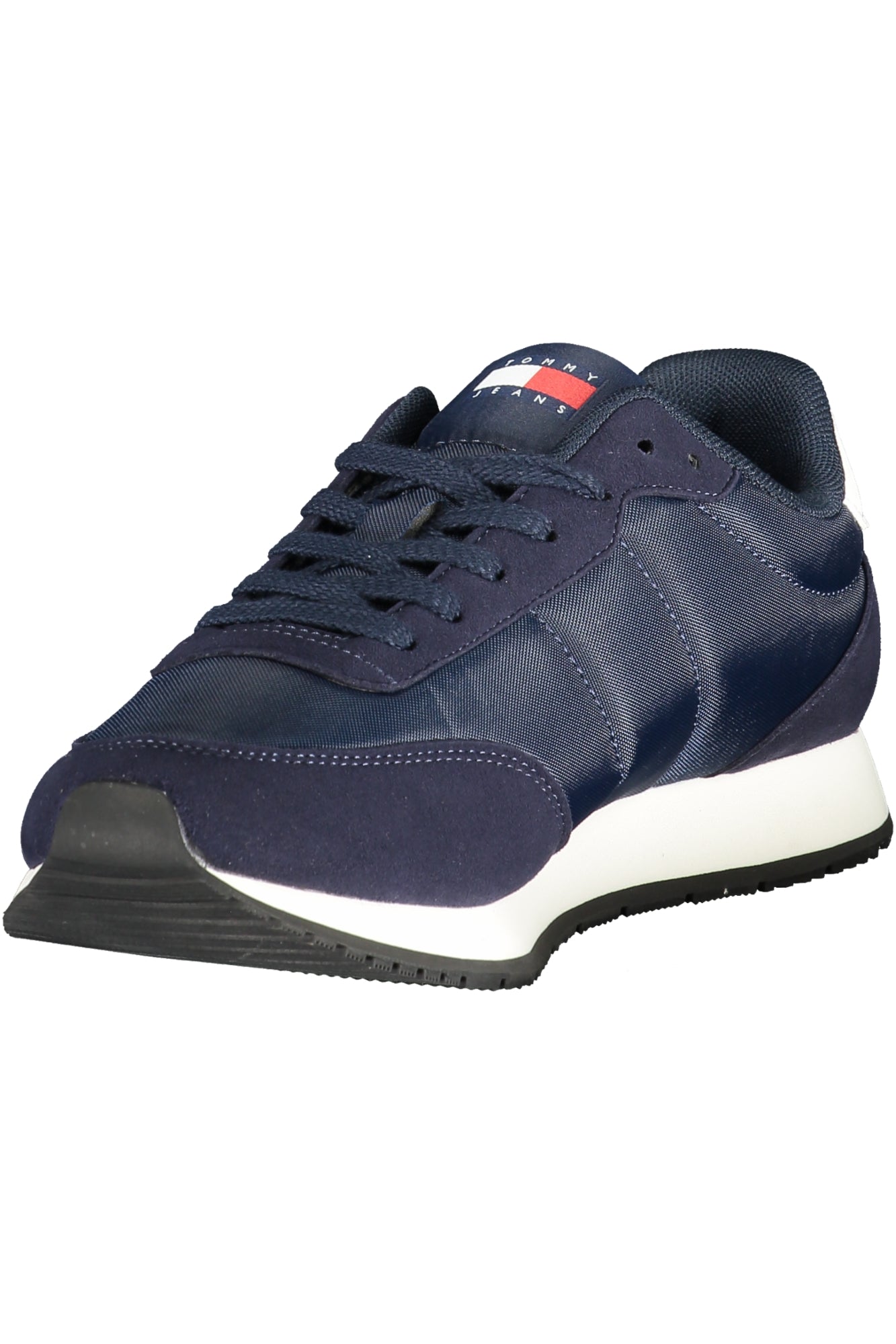 TOMMY HILFIGER Herren Sneaker – Sportschuh mit Schnürsenkeln Blau