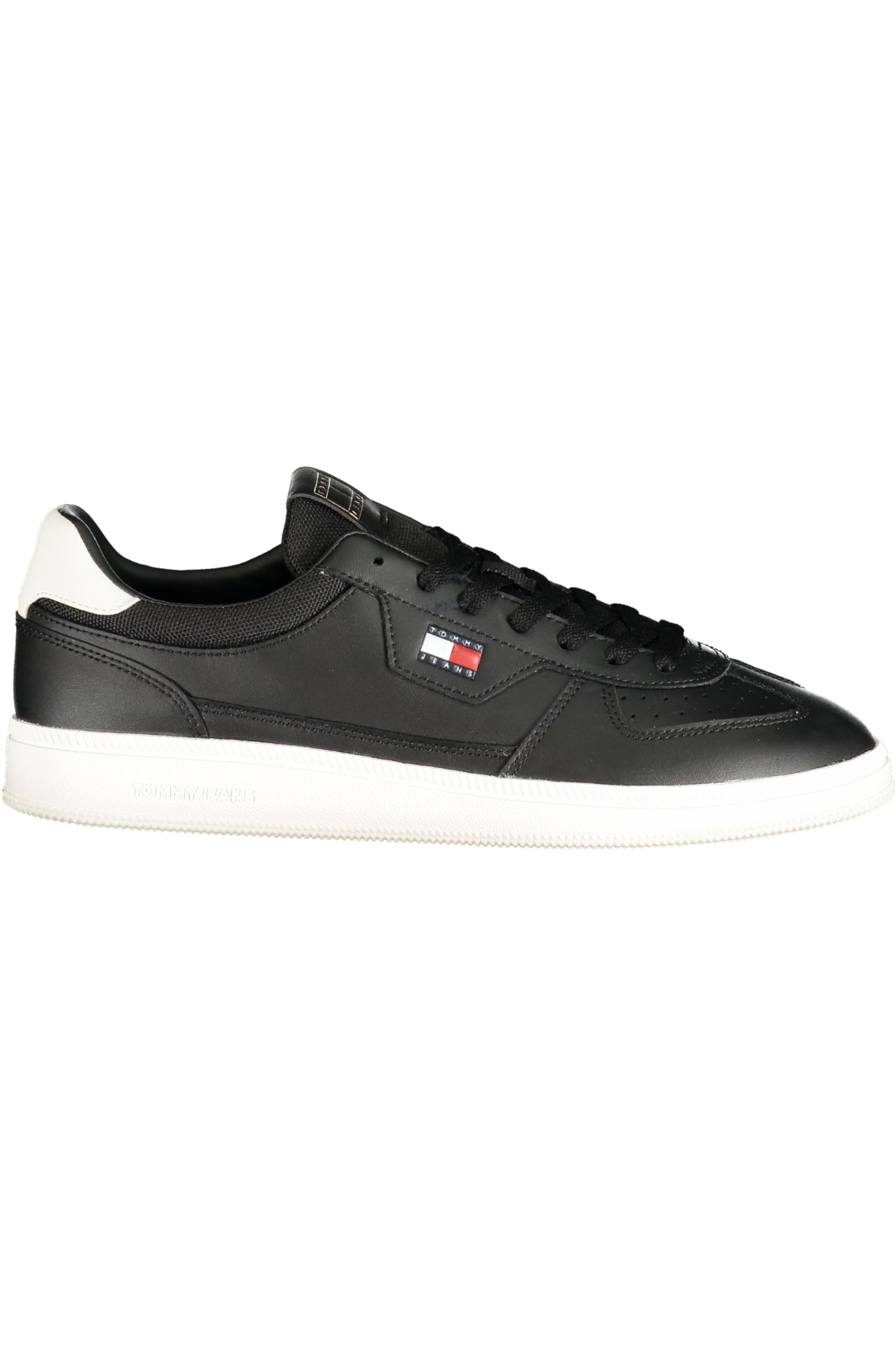 TOMMY HILFIGER Herren Sneaker – Sportschuh mit Schnürsenkeln Schwarz