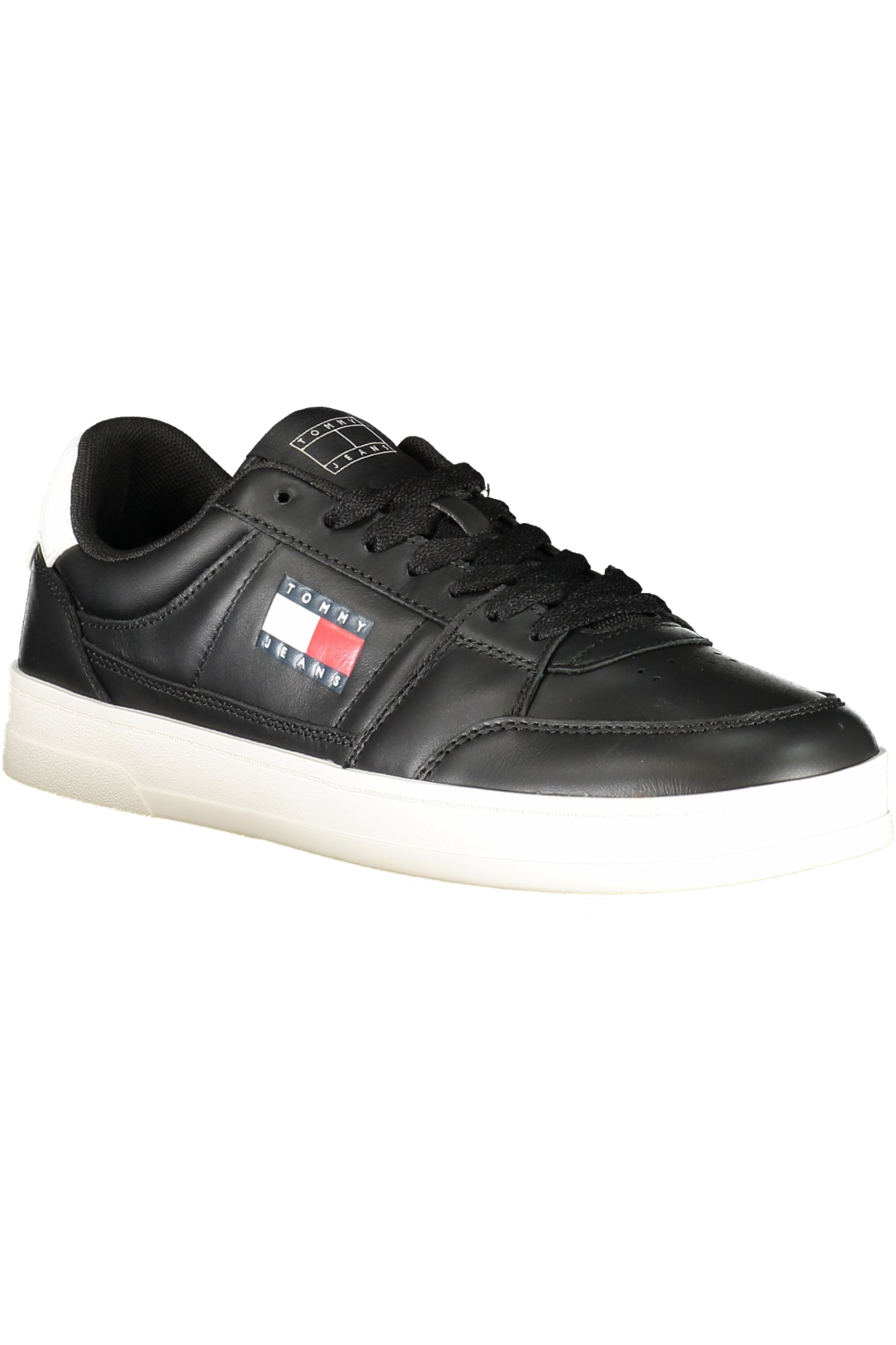 TOMMY HILFIGER Herren Sneaker – Sportschuh mit Schnürsenkel Schwarz