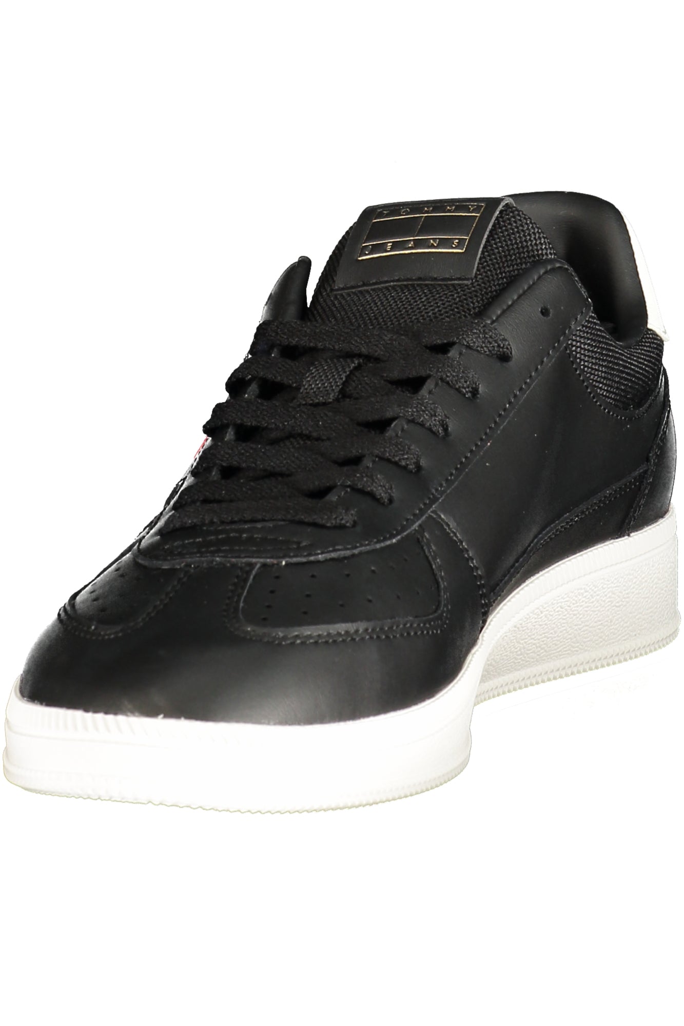 TOMMY HILFIGER Herren Sneaker – Sportschuh mit Schnürsenkeln Schwarz