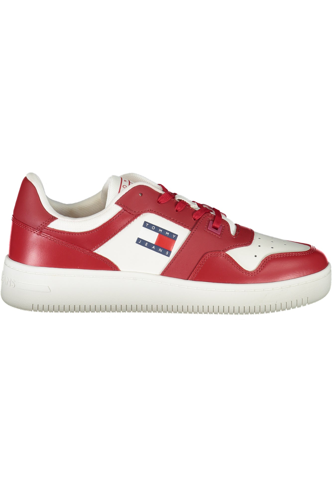 TOMMY HILFIGER Herren Sneaker – Sportschuhe mit, sportlich Rot
