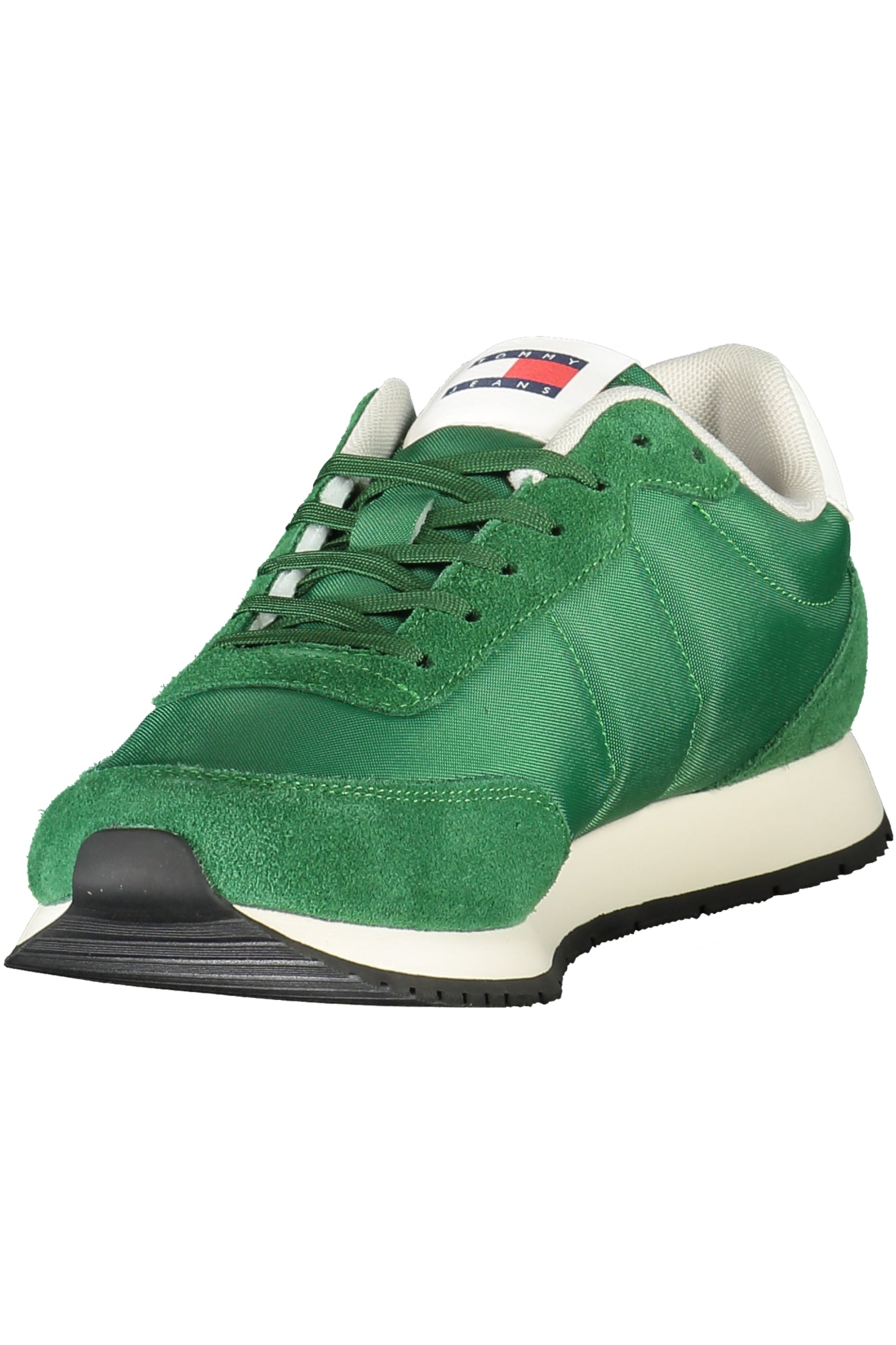Tommy Hilfiger Herren-Sneaker Weiss – Sportschuhe für Frühjahr/Sommer | Schnürsenkel Grün