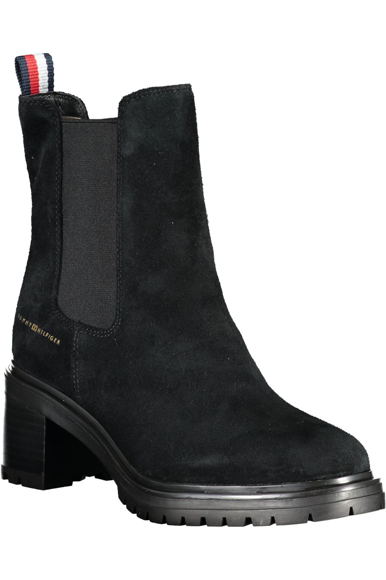 Tommy Hilfiger Schwarzer Damenschuhstiefel Schwarz