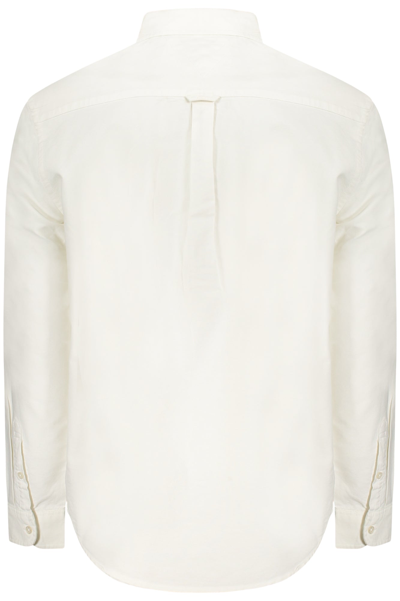 Tommy Hilfiger Langarmhemd Herren Grau – Button-Down Kragen aus regenerativer Baumwolle Weiß