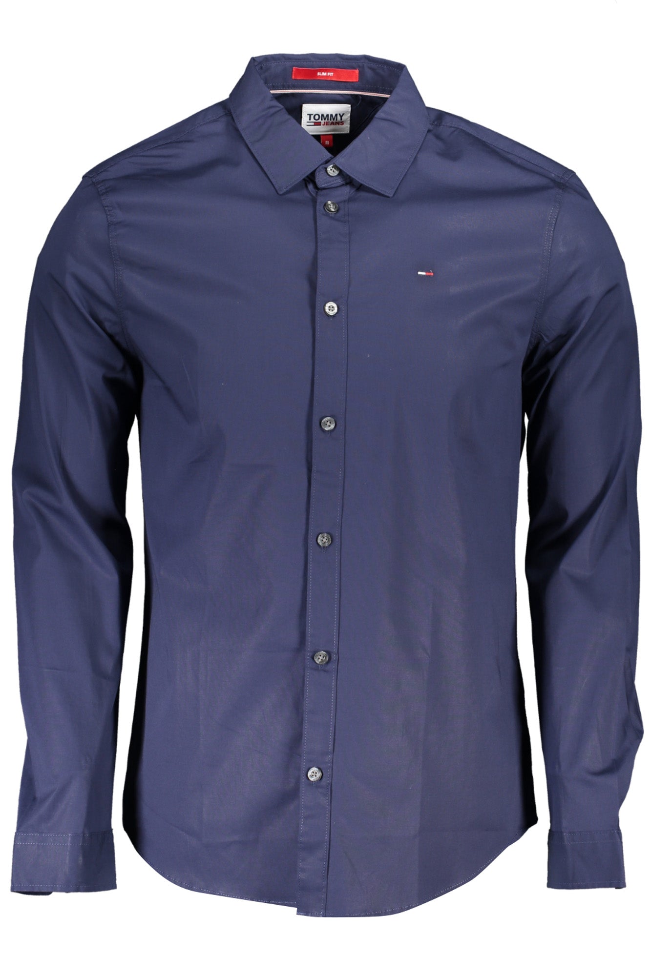 TOMMY HILFIGER Herren Hemden – Slim Fit, aus Baumwolle Blau
