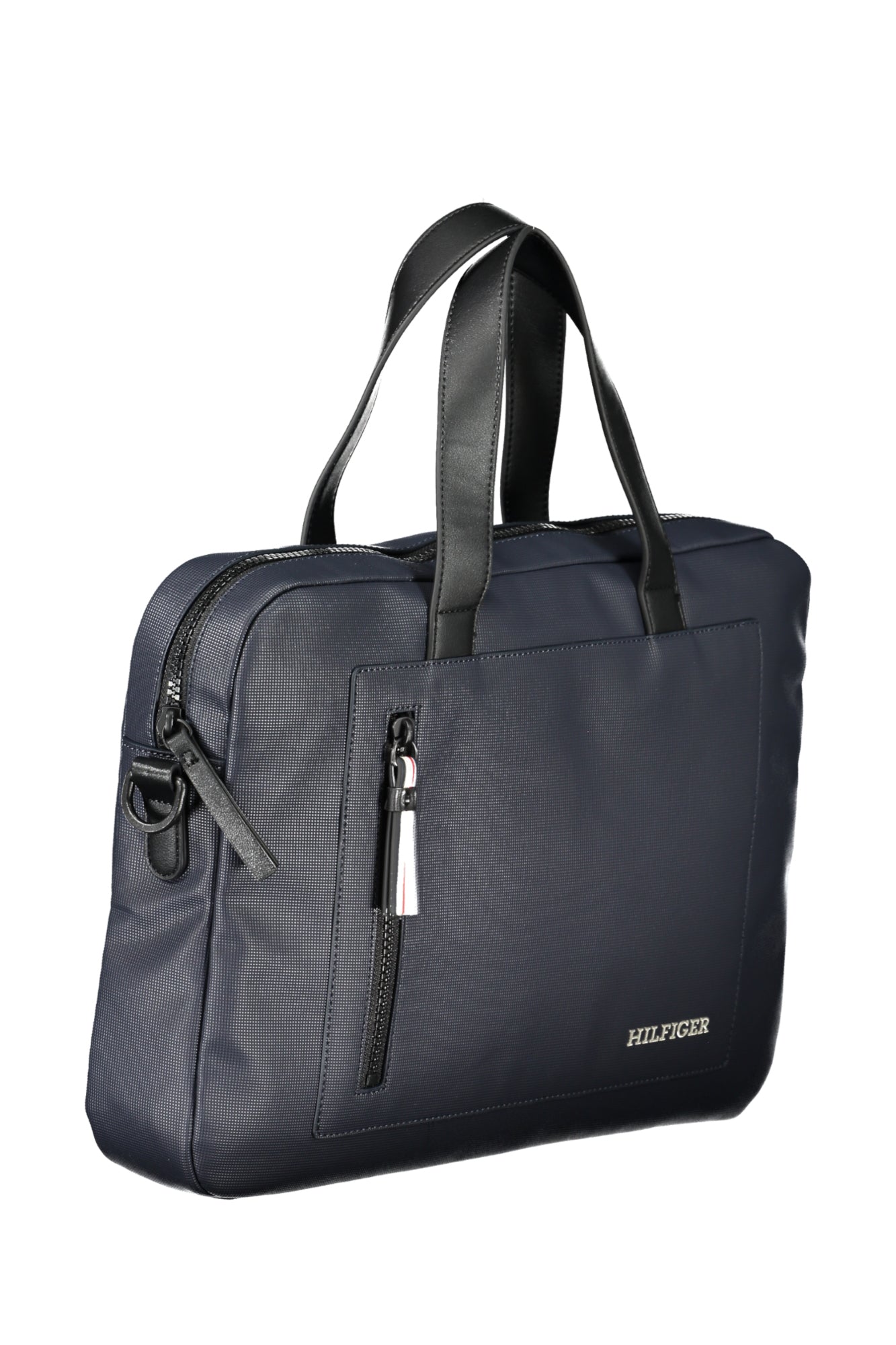Tommy Hilfiger Aktentasche Herren – Blaue Business-Tasche mit Laptopfach Blau