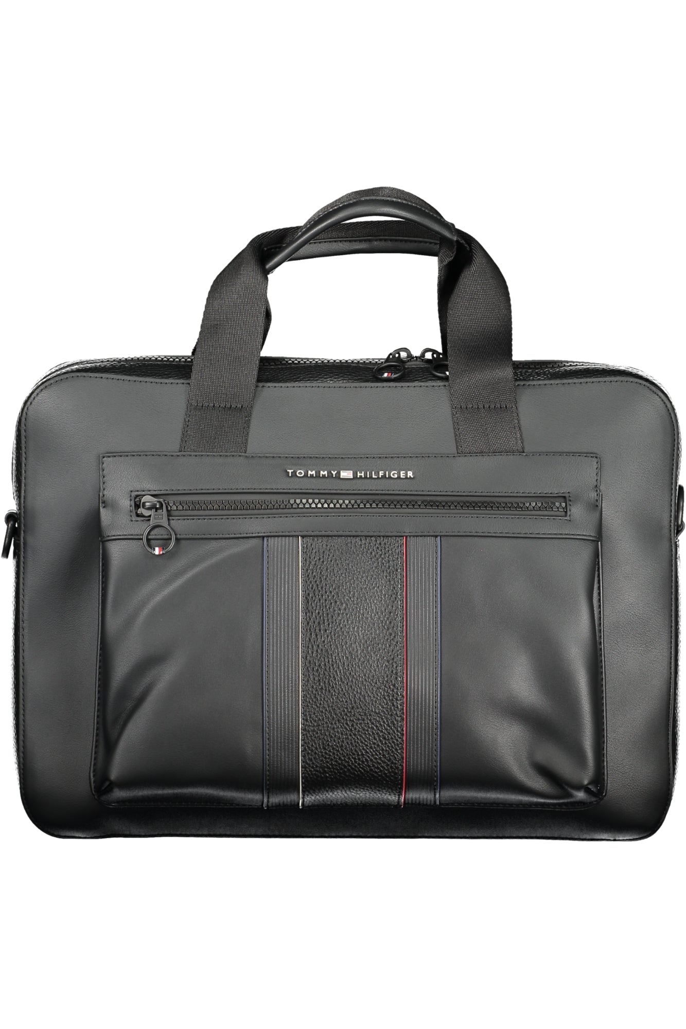 TOMMY HILFIGER Herren Accessoires – Aktentasche mit Griffen Schwarz