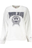 Tommy Hilfiger Sweatshirt Damen – Weißes Fleece mit Logo-Aufdruck Weiß