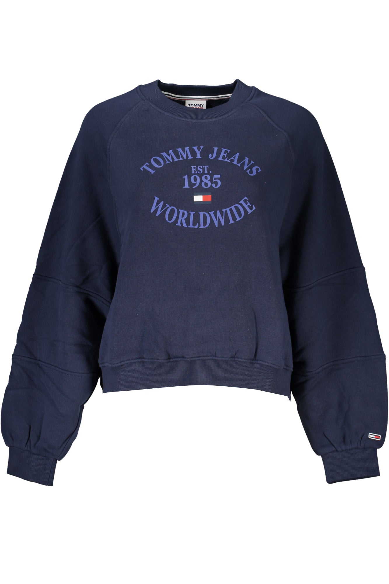 Tommy Hilfiger Damen-Sweatshirt mit Reißverschluss – Blau, gebürstet Blau
