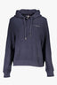 Tommy Hilfiger Damen-Sweatshirt Mit Blauem Reissverschluss Blau