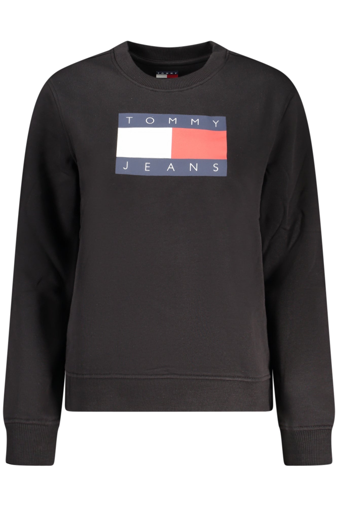 Tommy Hilfiger Damen-Sweatshirt mit Reißverschluss – Weißes Sweatshirt für Herbst/Winter Schwarz