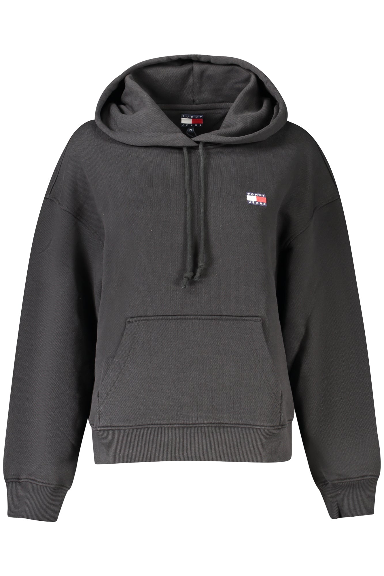Tommy Hilfiger Sweatshirt Damen Schwarz – Kapuzenpullover aus Baumwolle Schwarz