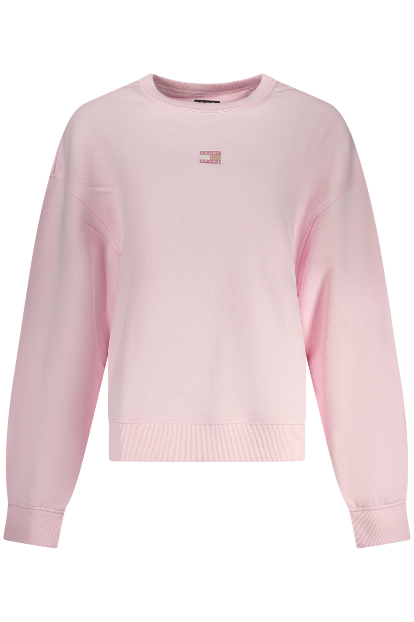 Tommy Hilfiger Damen-Sweatshirt mit Reißverschluss – Blau, Fleece, Logo-Stickerei Rosa