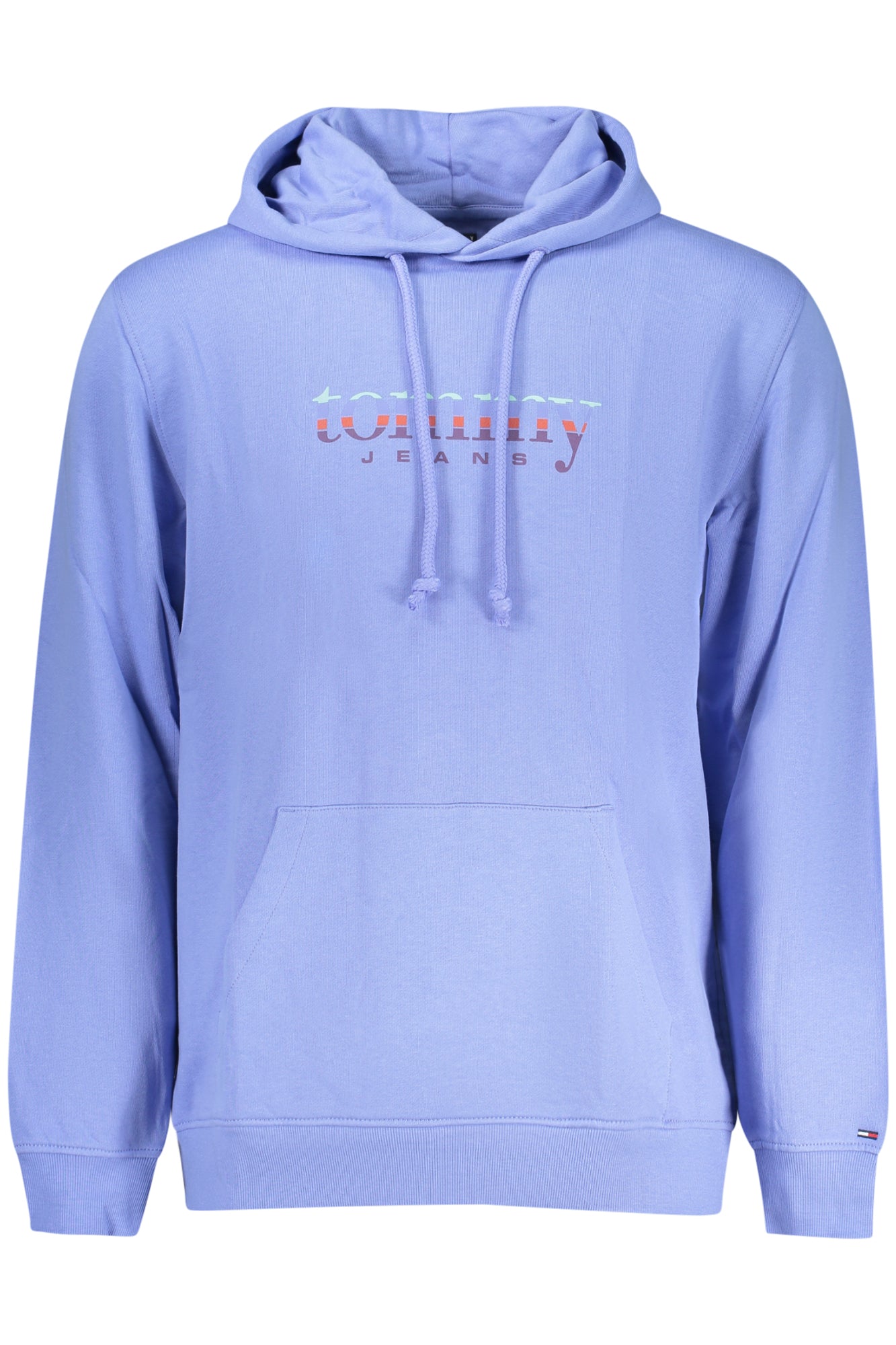 Tommy Hilfiger Sweatshirt Herren mit Reißverschluss – Weißes Kapuzen-Sweatshirt Hellblau