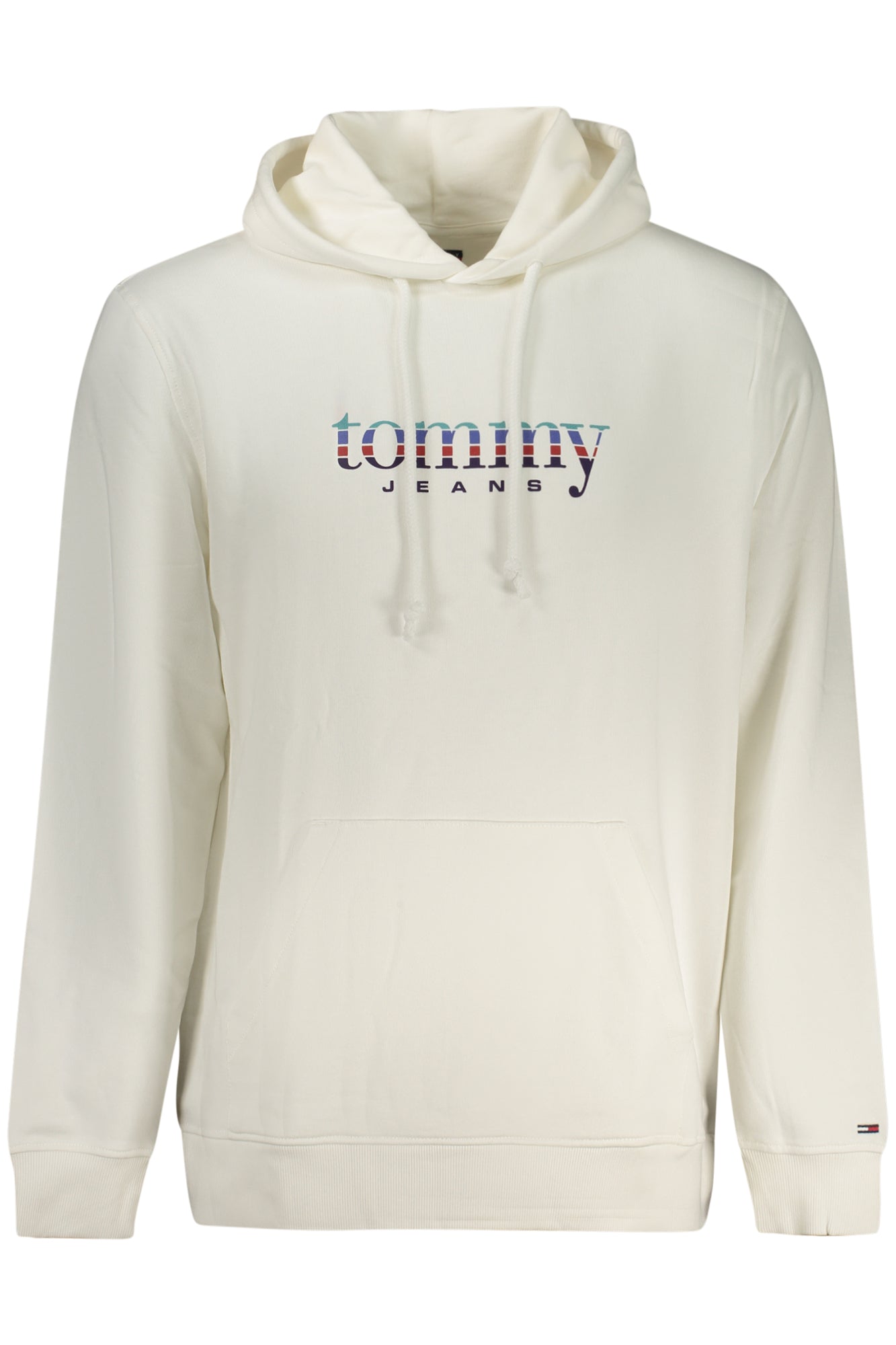 Tommy Hilfiger Sweatshirt Herren mit Reißverschluss – Weißes Kapuzen-Sweatshirt Weiß