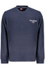 TOMMY HILFIGER MEN'S BLUE SWEATSHIRT WITH ZIPPER