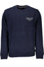 TOMMY HILFIGER MEN'S BLUE SWEATSHIRT WITH ZIPPER