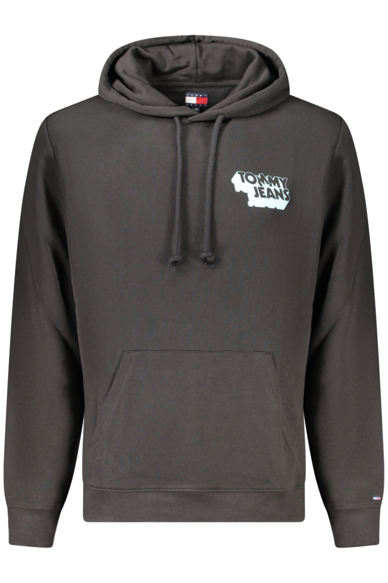 Tommy Hilfiger Sweatshirt Herren – Kapuzenpullover mit Zip-Up-Details aus Baumwolle Schwarz
