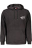 TOMMY HILFIGER BLACK MEN'S SWEATSHIRT WITH ZIPPER