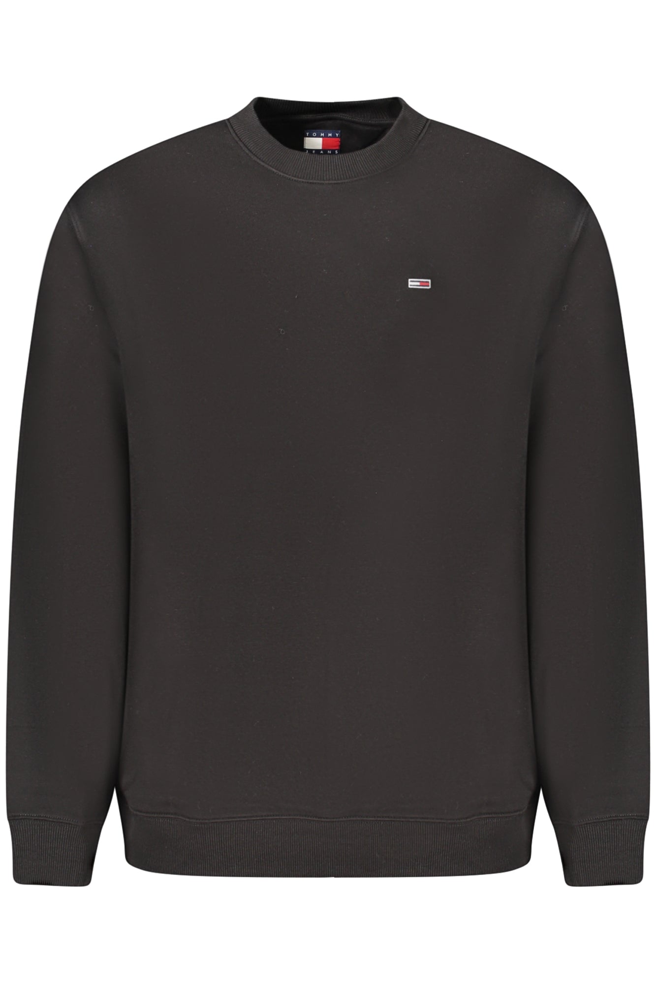 TOMMY HILFIGER Herren Sweatshirt – Langarm, aus Baumwolle Schwarz