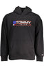 Tommy Hilfiger Sweatshirt Herren – Kapuzenpullover Schwarz für Herbst/Winter Schwarz