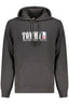 Tommy Hilfiger Sweatshirt Herren – Kapuzenpullover mit Zip-Up-Details aus Baumwolle Schwarz