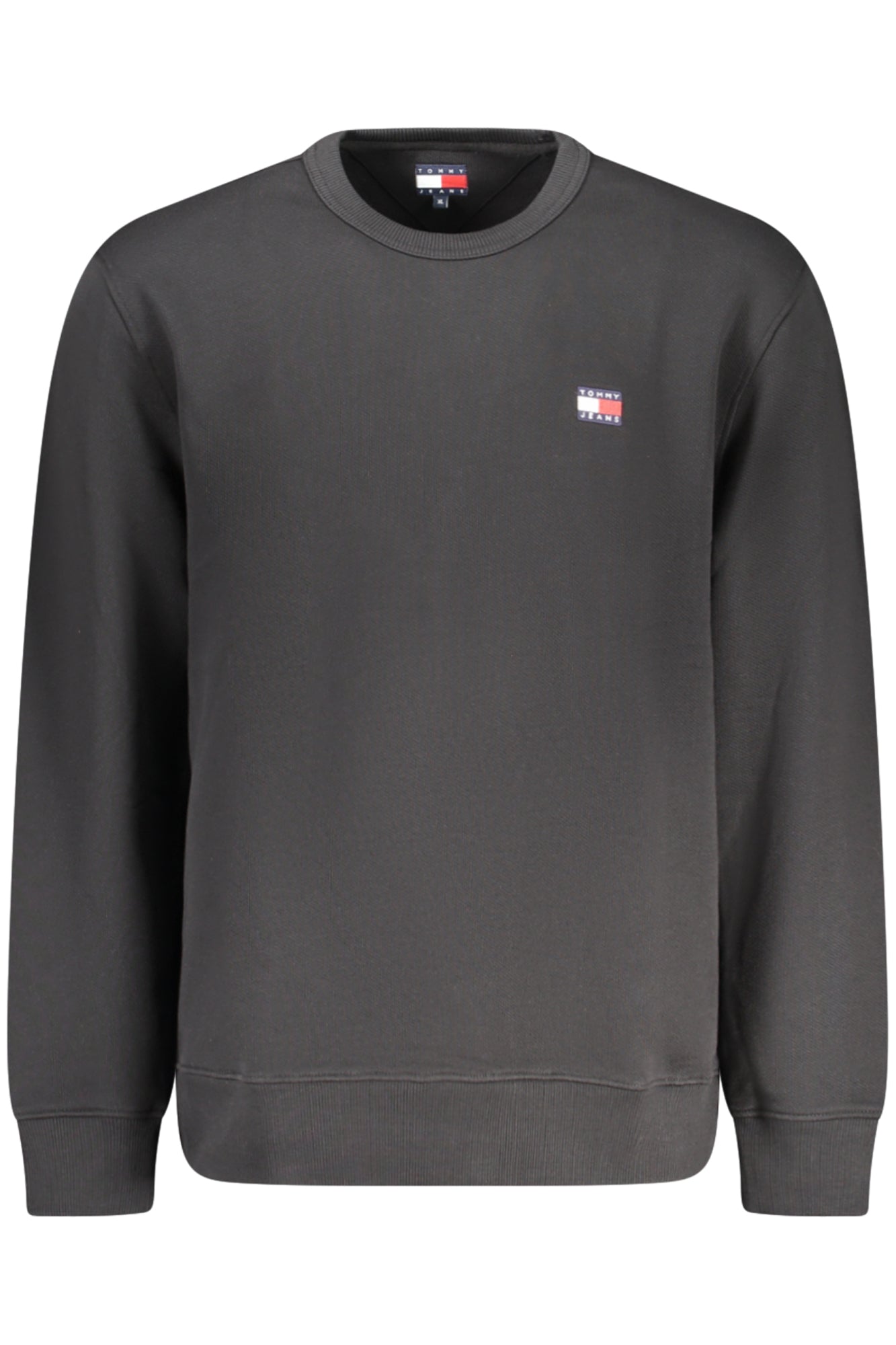 TOMMY HILFIGER Herren Sweatshirt – Langarm, aus Baumwolle Schwarz
