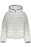 TOMMY HILFIGER Damen Jacke – mit Kapuze, mit Taschen Weiß