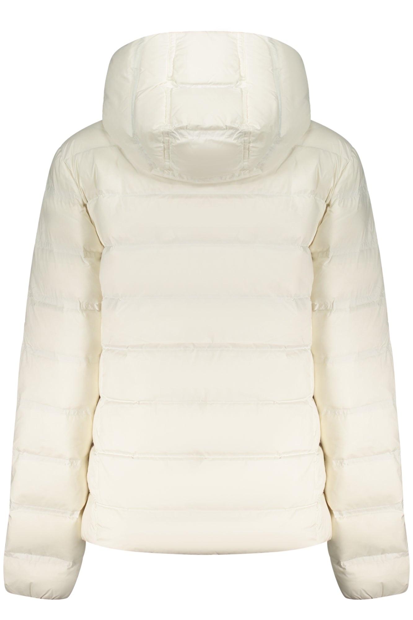 Tommy Hilfiger Damenjacke schwarz – Recycelte Kapuzenjacke für Herbst/Winter Weiß