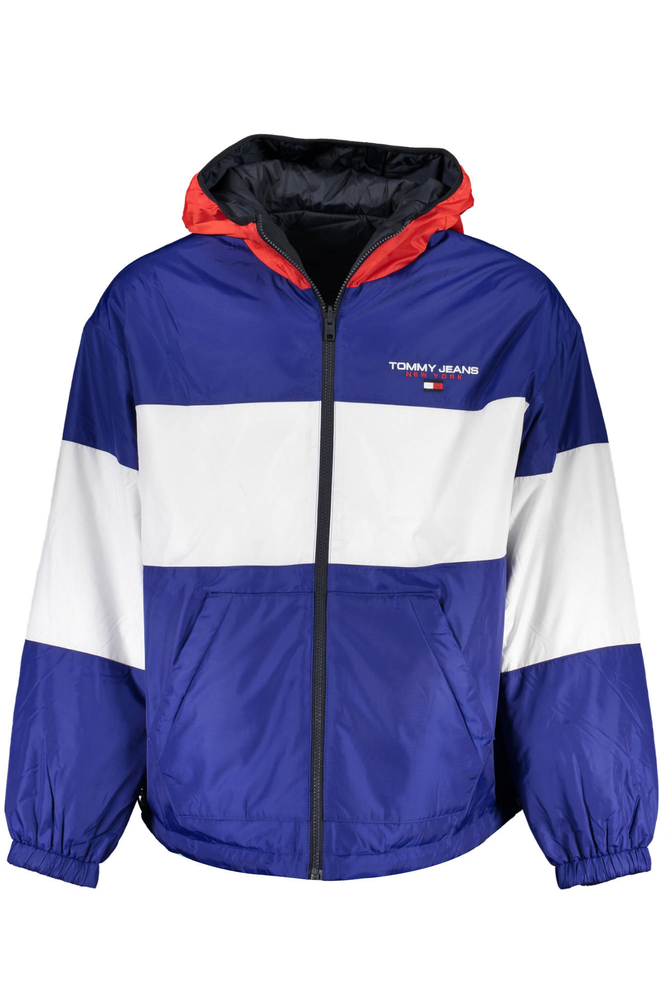 Tommy Hilfiger Herrenjacke Blau – Wendejacke mit Kapuze für Herbst/Winter | soulluna.de Blau