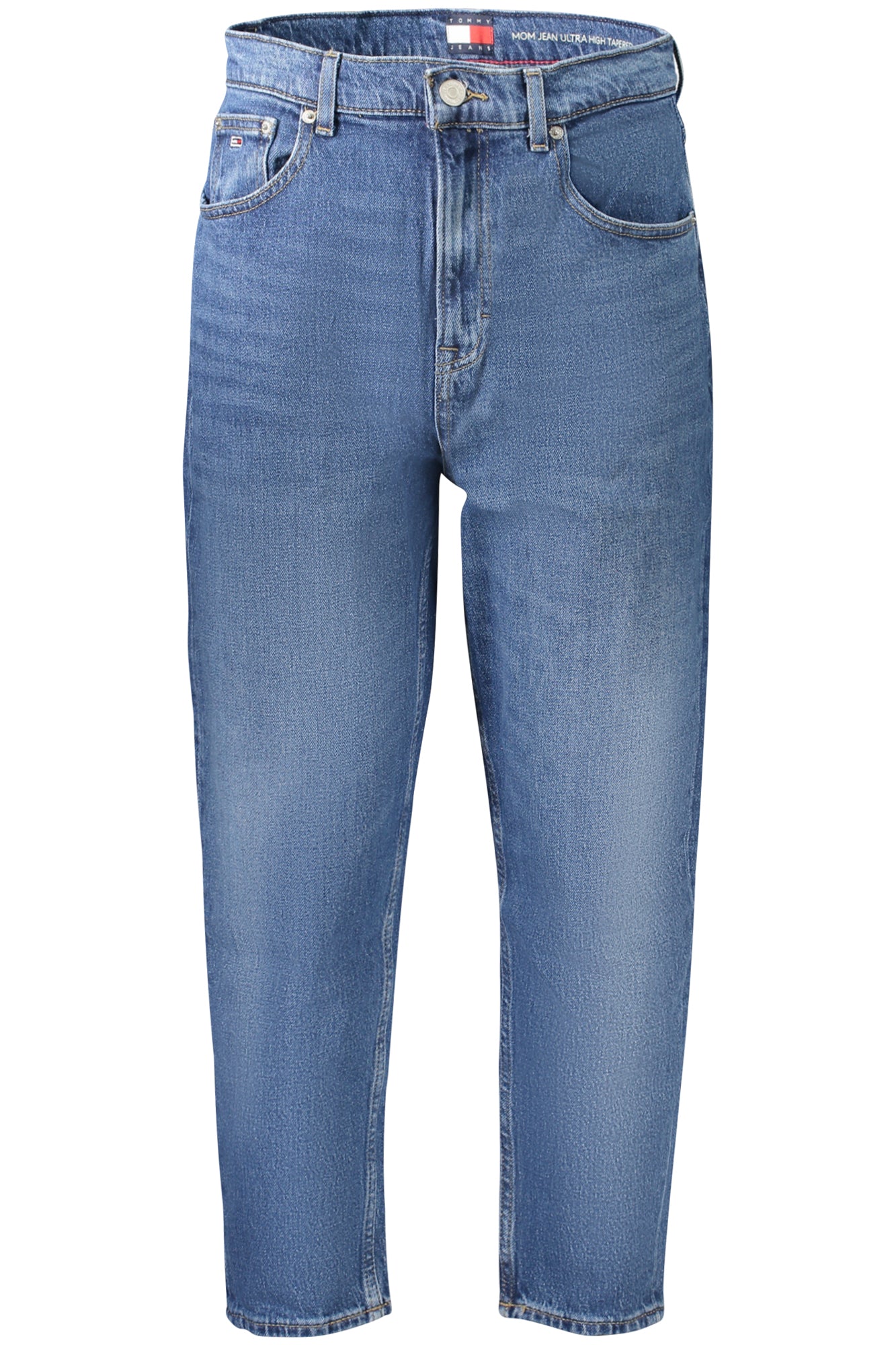 Tommy Hilfiger Denim Jeans Damen – Mom Jeans in Blau mit Washed-Effekt Blau