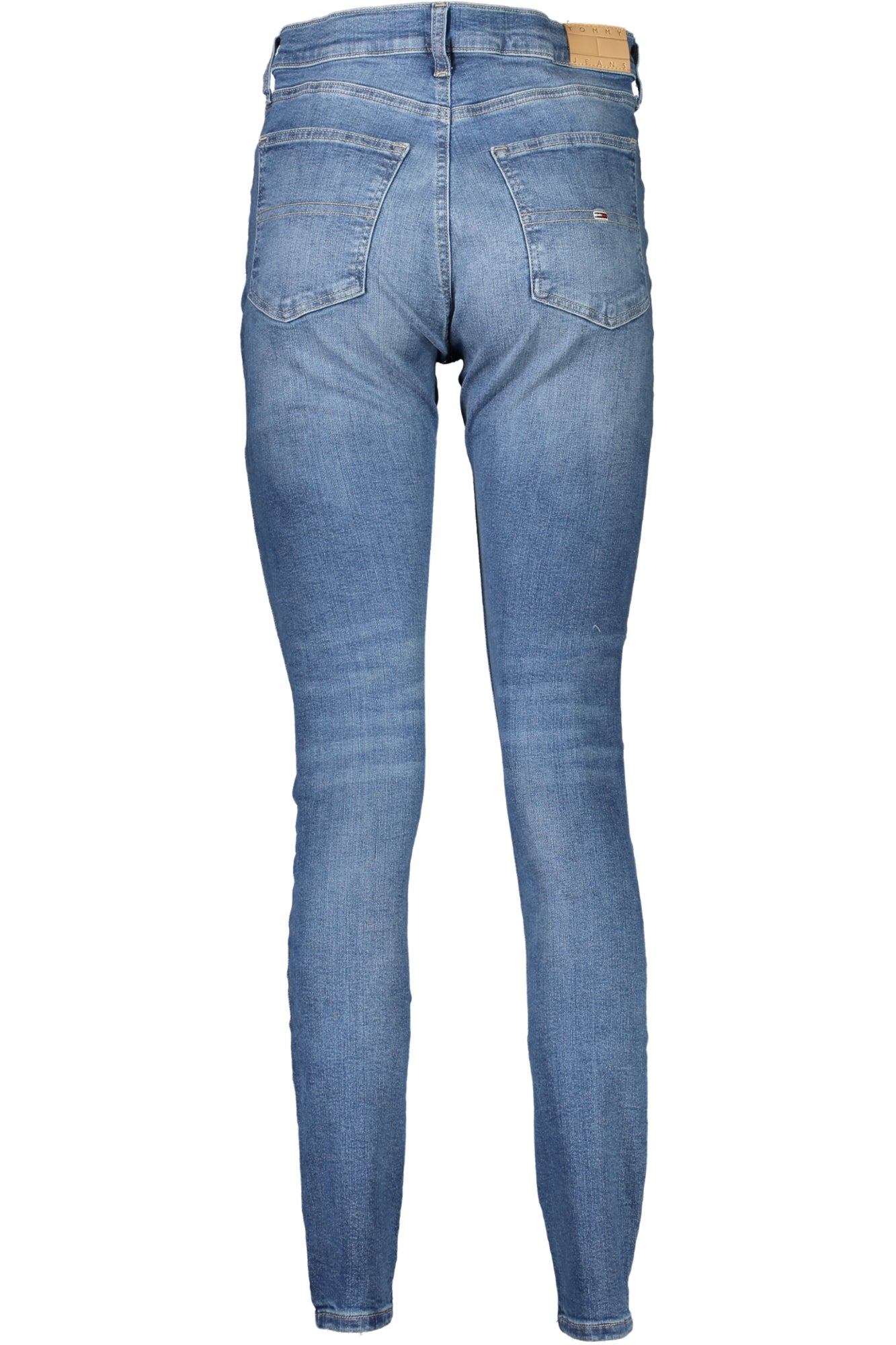 Tommy Hilfiger Damen-Jeans Blau – Super Skinny Denim mit Wascheffekt Blau