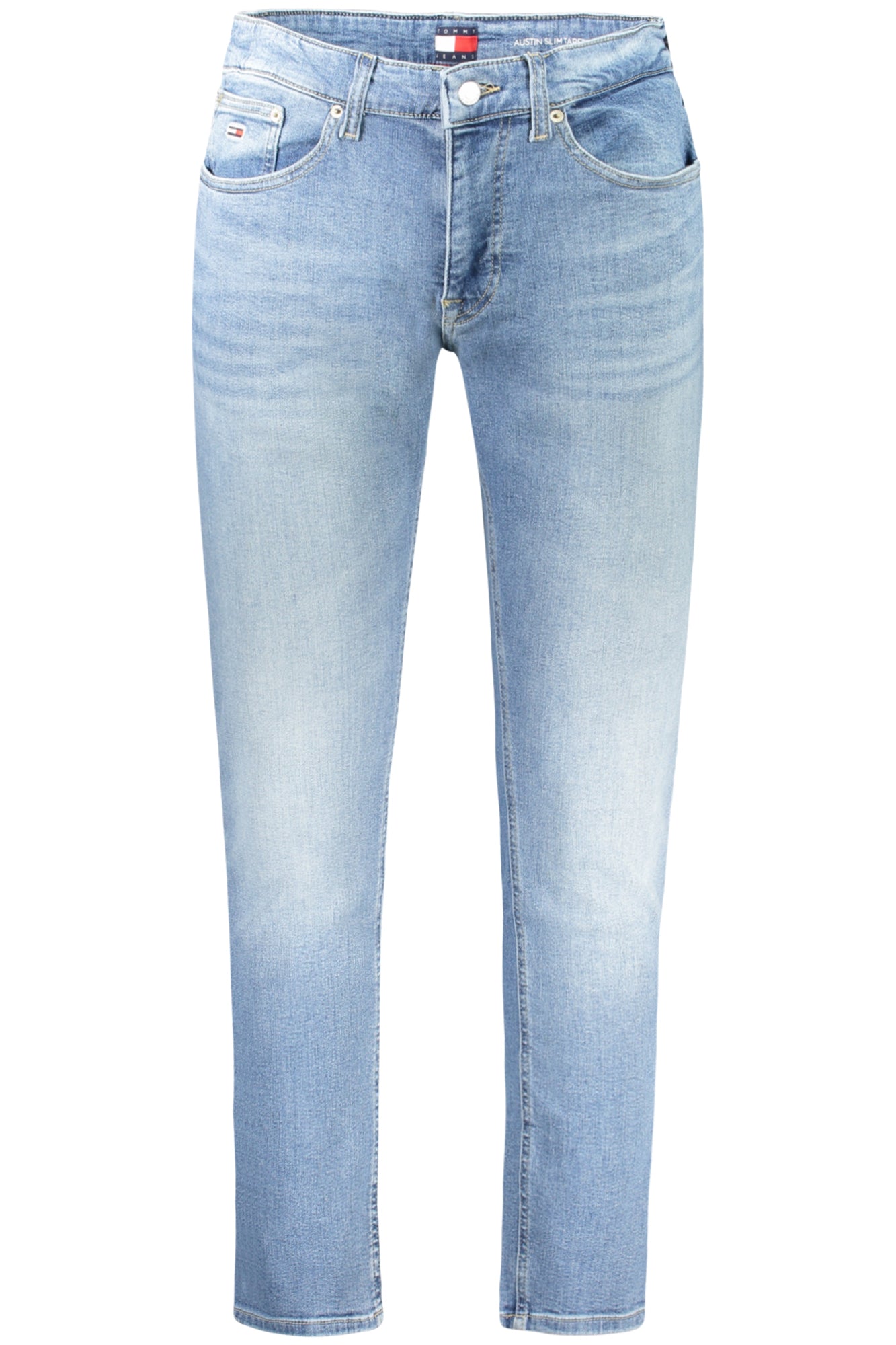 Tommy Hilfiger Denim Jeans Herren – Slim Tapered Fit mit Washed-Effekt Hellblau