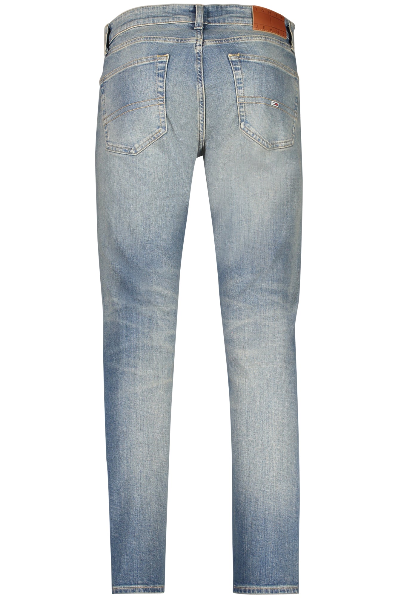 Tommy Hilfiger Herren Jeans Blau – Slim Tapered Denim Hose mit Washed Effect Blau
