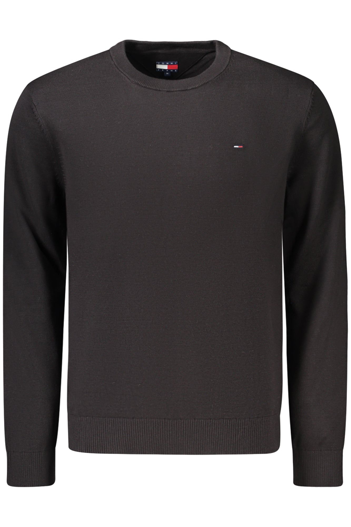 TOMMY HILFIGER Herren Oberteile – Langärmlig, aus Baumwolle Schwarz