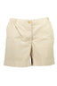 Tommy Hilfiger Damen Kurze Hose Beige – Elastischer Bund aus Bio-Baumwolle Beige