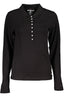 Tommy Hilfiger Damen Poloshirt Schwarz – Slim Fit Langarm für Frühjahr/Sommer Schwarz