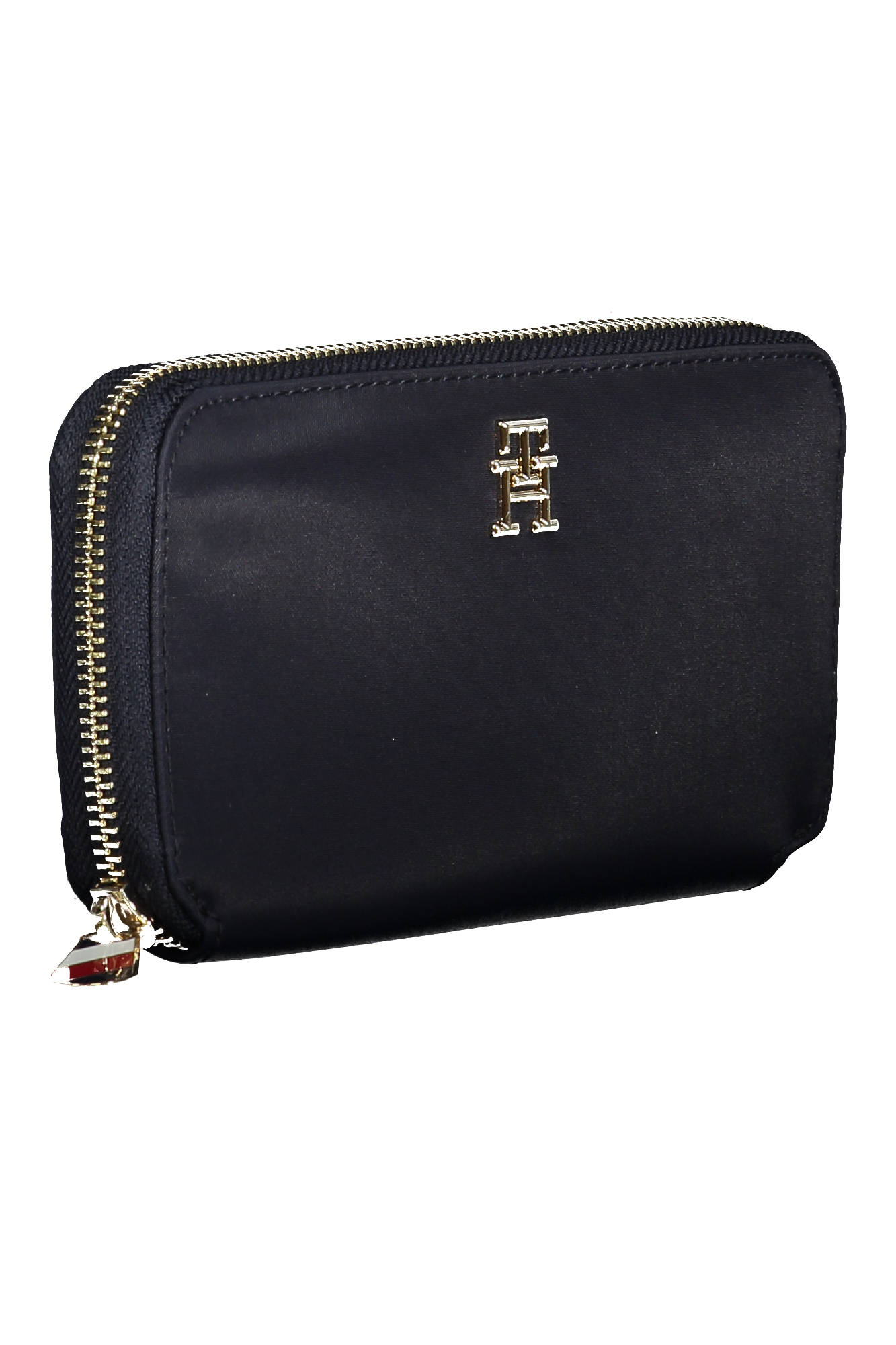 Tommy Hilfiger Geldbörse Damen Blau – Nylon Portemonnaie mit Münzfach & Logo Blau