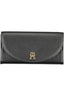 Tommy Hilfiger Geldbörse Damen – Elegante schwarze Portemonnaie mit Münzfach Schwarz