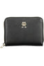 Tommy Hilfiger Damengeldbörse Schwarz – Elegante Brieftasche mit Münzfach & Logo Schwarz
