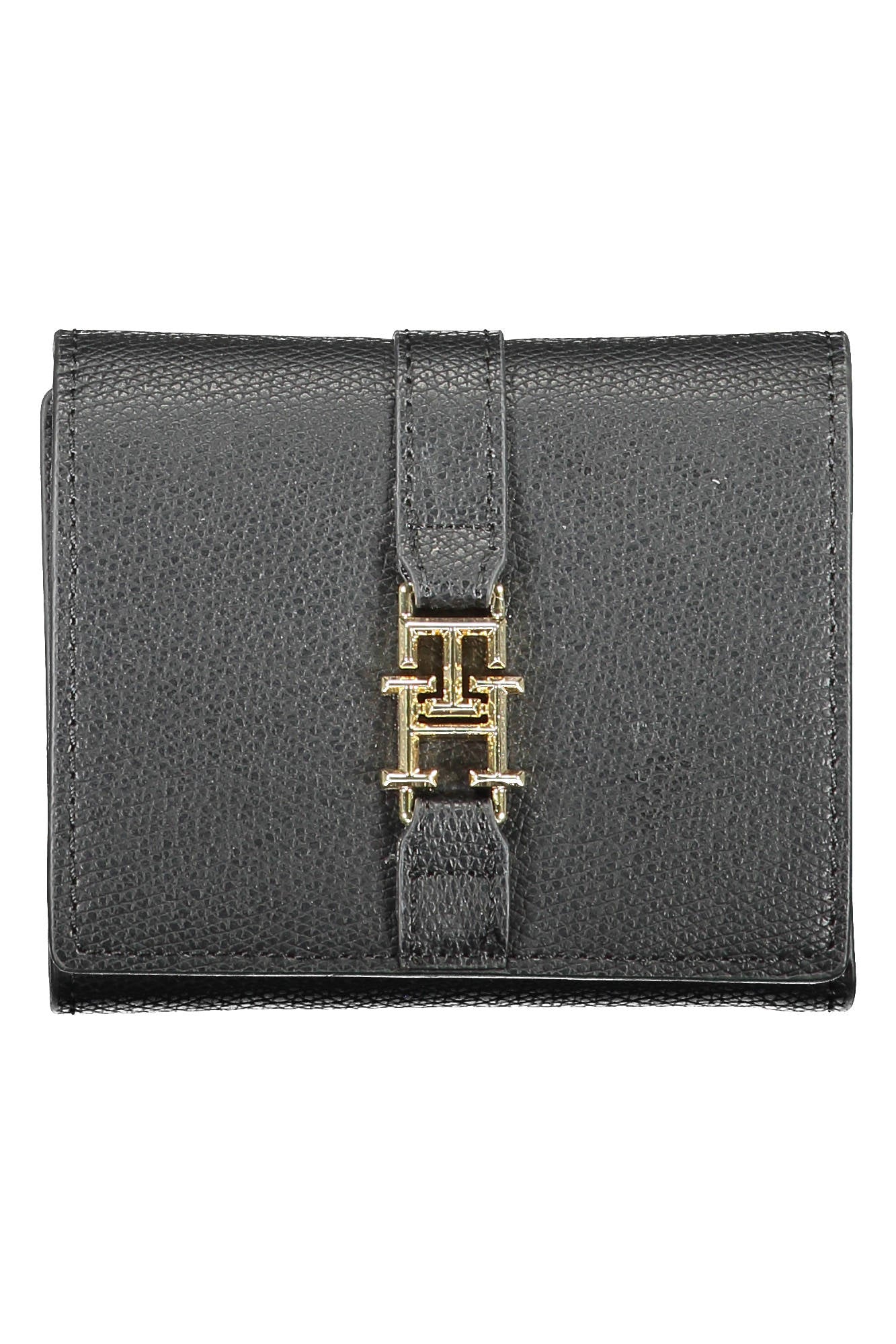 Tommy Hilfiger Damengeldbörse Schwarz – Elegante Portemonnaie mit Münzfach Schwarz