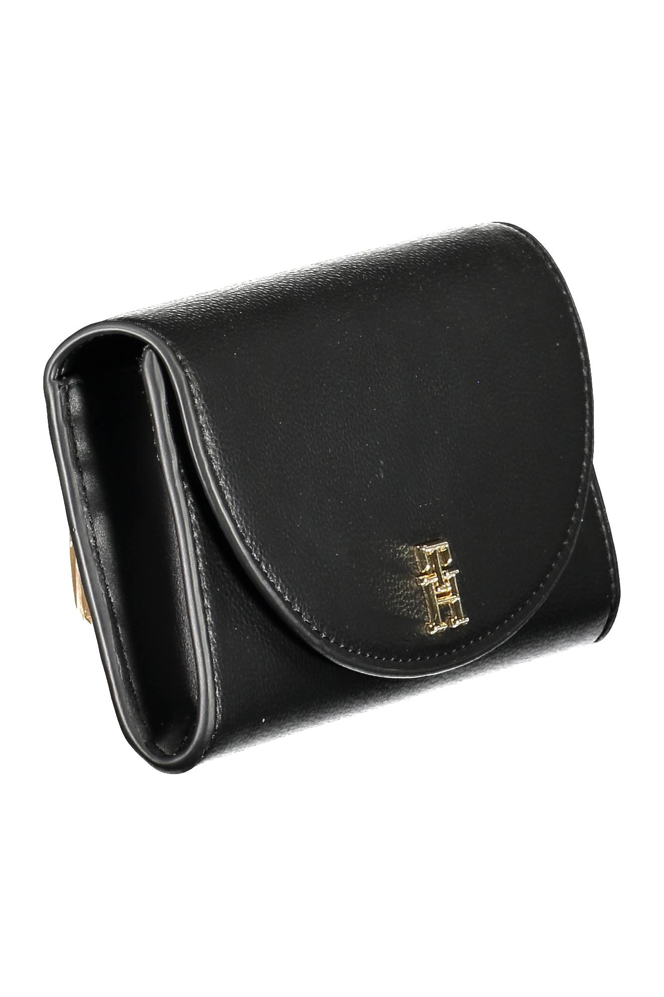 Tommy Hilfiger Geldbörse Damen – Elegante schwarze Portemonnaie mit Münzfach Schwarz