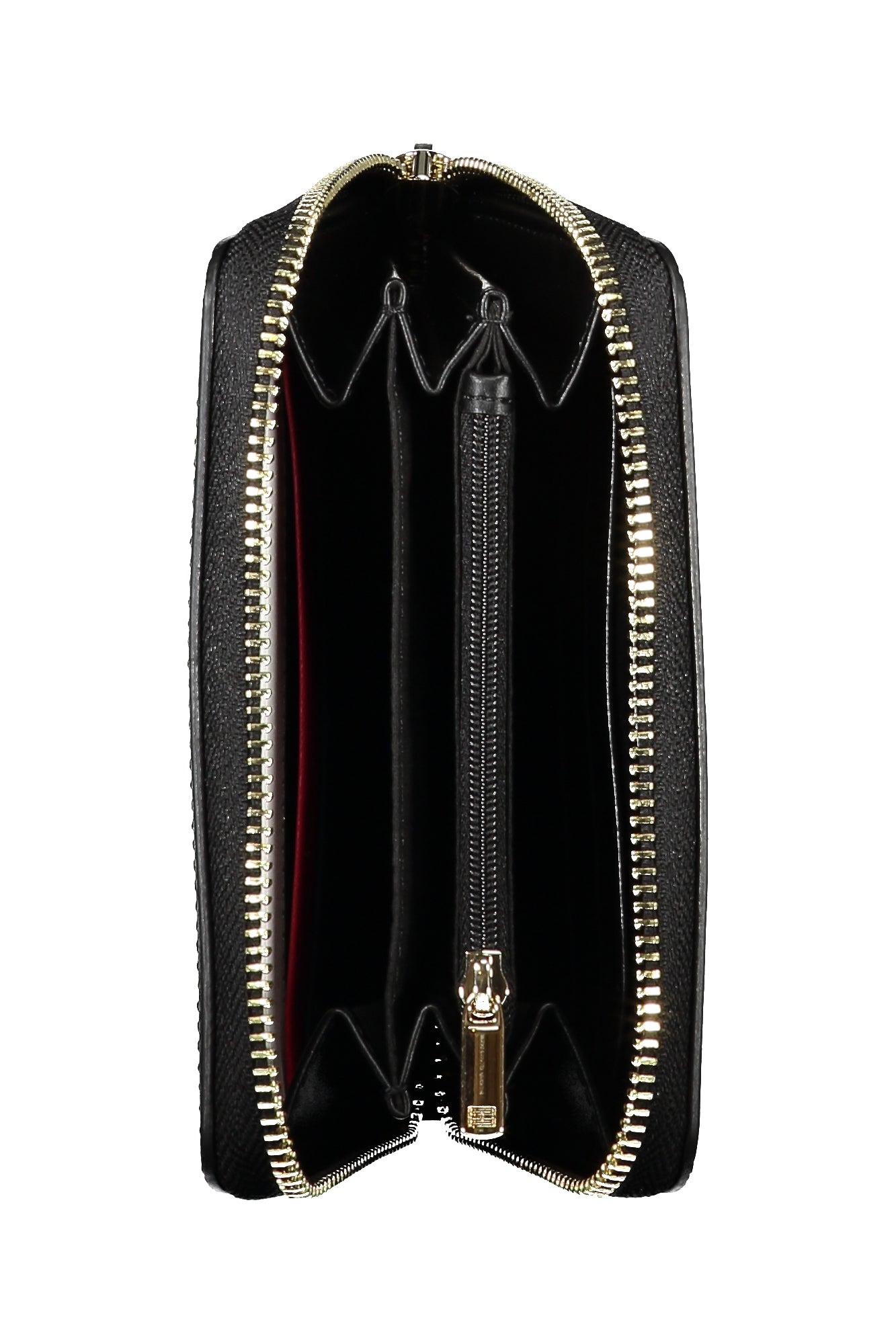 Tommy Hilfiger Geldbörse Damen Schwarz – Elegante Geldbörse mit 5 Fächern Schwarz